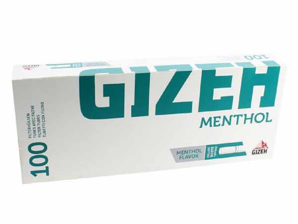 Tubos Gizeh Menthol 100